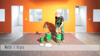 Tutorial Gobbetto DEGA CONCRETE – pavimenti in resina cementiziamicrocemento  Epoxy Resin Floors [upl. by Kalle]