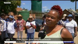 Mpumalanga Education  Attacks on teachers in schools [upl. by Efinnej]