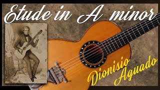 Etude in A minor by Dionisio Aguado  GCH Guitar Academy fingerstyle course lesson 23 [upl. by Grados]