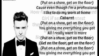 Justin Timberlake ft Drake  Cabaret   The 2020 Experience 2 of 2  Lyrics on Screen [upl. by Tema]