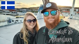 17 HOUR stormy sailing on the NorthLink Lerwick to Aberdeen Shetland ferry [upl. by Maroney139]