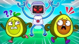 Cha Cha Cha Robot Dance 🤖🕺 Funny Videos For Kids 👾 Kids Songs with Pit amp Penny [upl. by Ellimak601]