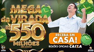 CHEGOU A SUA HORA ⏰550 MILHÕES NA MEGA DA VIRADA 2023🍀 [upl. by Dloreh]