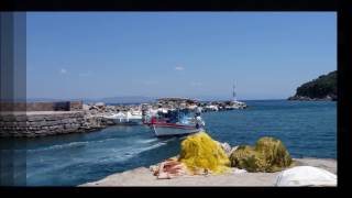 Lesvos Island Greece Skala Sikaminias [upl. by Nonnac]