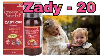 Zady  200 Syrup  Azithromycin Oral suspension Uses Doses side effects in Hindi [upl. by Htiel]