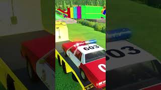 TRANSPORTING CHEVROLET POLICE CARS shorts farmingsimulator22 fs22 policecar ambulance [upl. by Accebor]