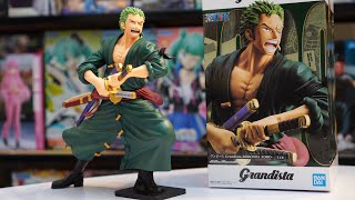 Unboxing RORONOA ZORO  GRANDISTA  ONE PIECE  BANDAI SPIRITS [upl. by Airetnohs132]