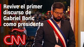 Primer discurso de Gabriel Boric como presidente de Chile revívelo completo [upl. by Oleic253]