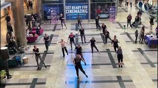 Fitsteps with Janine do Jive at West Quay [upl. by Aihtnis61]