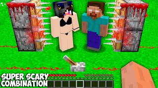 What if you COMBINE GIRL  HEROBRINE IN THIS SCARY WAY in Minecraft  NEW SCARY MOB [upl. by Esiuol397]