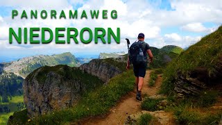 Wandern am Niederhorn Panoramaweg Kanton Bern  Schweiz [upl. by Tisbe]