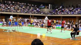 Badminton 3v3 Pt1mp4 [upl. by Anuqahs70]