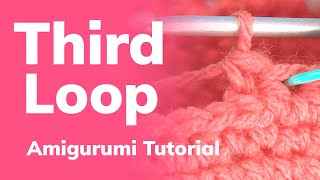 How to Crochet Into the Third Loop for Amigurumi [upl. by Milo977]