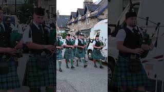 Ballater pipeband marchingband play Castle Dangerous on eve 2024 braemargathering shorts [upl. by Levi]