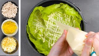 Questa torta insalata è una sorpresa per TUTTI a tavola [upl. by Allerbag]