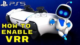 How To Enable VRR On PS5 Variable Refresh Rate Is now Live [upl. by Amikan]