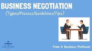 Business Negotiation Strategies  International Management  From A Business Professor [upl. by Ahsikcin]