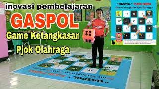 inovasi pembelajaran GASPOL Game Ketangkasan PJOK Olahraga di jamin siswa menyenangkan [upl. by Heyer]