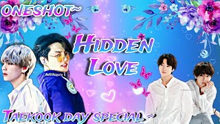 Hidden Love💐  taekook oneshot taekook Hindi dubbing taekookjeonseol taekook taekook [upl. by Omlesna]