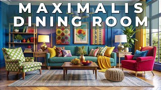 Transform Your Space Stunning Maximalism Dining Room Makeover [upl. by Kciredes]