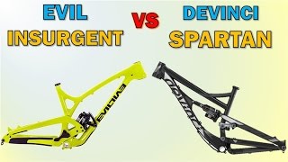 EVIL Insurgent vs Devinci Spartan 2016 650B [upl. by Fredella]