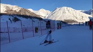 Mottolino Livigno Ski Area Giorgio Rocca slope by Mauro Bertoletti 🇮🇹👍 [upl. by Emmalynne]