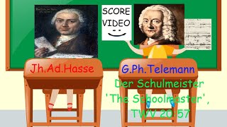 Telemann  Operetta Der Schulmeister The Schoolmaster TWV 2057 [upl. by Rekrap681]