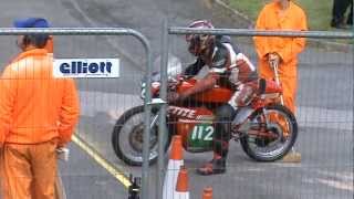 BSA BANTAM 175cc 183cc 1964 AT THUNDERSPRINT PRACTICE 2012 [upl. by Bonnee]