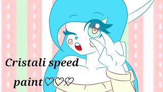 not clickbait lolcristali speedpaint♡gift for cristali amp zafiro toon♡CUTEplz read the pin cmt [upl. by Ocir]