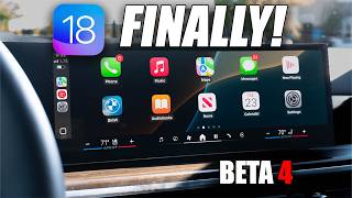 iOS 18 New Apple CarPlay Features BETA 4 [upl. by Ethelbert449]