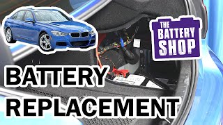 BMW 328i 20072016  New Battery Install [upl. by Ariajaj180]