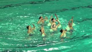 Campionati Assoluti Nuoto Sincronizzato Novara 2012  Squadra eliminatorie  Nord Padania Nuoto [upl. by Popele]