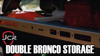 How To Double 2 Door Bronco Cargo Space [upl. by Nai]