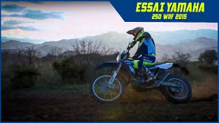 Essai Yamaha 250 WRF 2015 enduro [upl. by Costa]