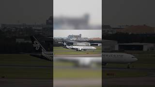 Air New Zealand Boeing 777300ER ZKOKV arriving in Brisbane Airport from Auckland Airport aviation [upl. by Atinuaj]