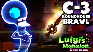 Luigis Mansion Dark Moon  Old Clockworks  C3 Roundhouse Brawl Nintendo 3DS Walkthrough [upl. by Crockett138]