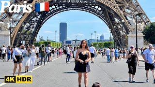 23 June 2024 France 🇫🇷 Paris best destination summer tour  Paris summer starting 4K HDR video [upl. by Barthol898]