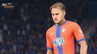 FC 24 Gameplay  FC Schalke  SV Darmstadt  2 Bundesliga  20242025 [upl. by Aihtnyc9]