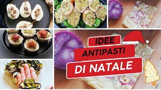 5 ANTIPASTI DI NATALE IDEE FACILI E VELOCI PER LA VIGILIA NATALE E CAPODANNO IDEE DA BUFFET [upl. by Lilah703]