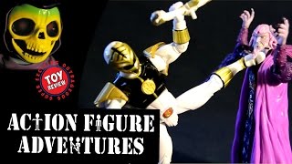 White Ranger amp Ivan Ooze Legacy Mighty Morphin Power Rangers Movie  Action Figure Adventures [upl. by Inaboy]