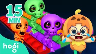 🎃 Kid show 👻｜15min｜Halloween Songs｜Halloween Colors｜Hogi Halloween [upl. by Reppiks]