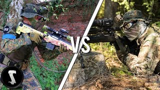 Airsoft YouTubers FREE FOR ALL Silo vs Novritsch Fabi amp GsP Crew etc [upl. by Ailegnave591]