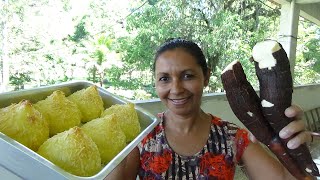 COXINHA SEM FRITURA MASSA DE MANDIOCA AIPIM [upl. by Hesky]