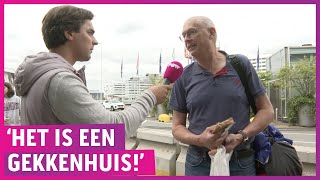 Slijptol schrikt op Schiphol van enorme rijen [upl. by Olson]