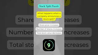 What Happens in a Stock Split ⚖️ Stock Market Quiz [upl. by Symons]