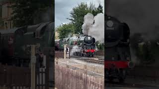 Gloucestershire and Warwickshire Railway Merchant Navy 35006 PampO Lines Departs Toddington [upl. by Nesnej]