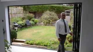 Bifold door 3 panel anthracite 7016 aluminium [upl. by Maillw]