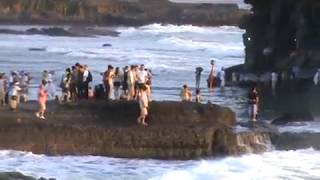 Tanah Lot Temple Festival  Places of Interest in Bali [upl. by Arahset]