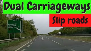 How to Enter and Exit Dual Carriageways via Slip Roads [upl. by Ariela725]