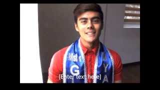 Myat Thuya Lwin Mister Global Myanmar 2014 greets Missosology [upl. by Chemush]